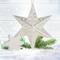 Scentsicles® Metal White Star Decorative Ornament with White Winter Fir Refill